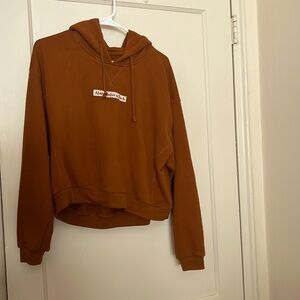 abercrombie & fitch dull gold sweater size: M